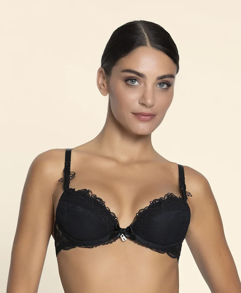 Lise Charmel - Soutien-Gorge Push Up Soir De Venise Noir Diamant – Image 2