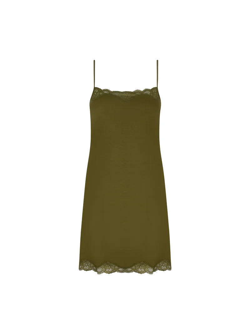 Antigel de Lise Charmel - Nuisette Bretelles Fines Simply Perfect Vert Mousse – Image 2