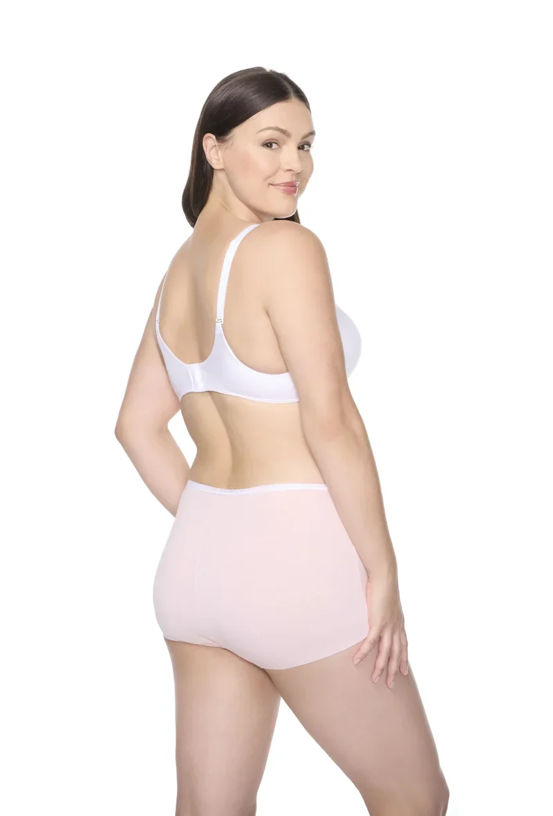 Naomi & Nicole Shapewear - Shorty en coton avec dentelle Rose voilée – Image 5