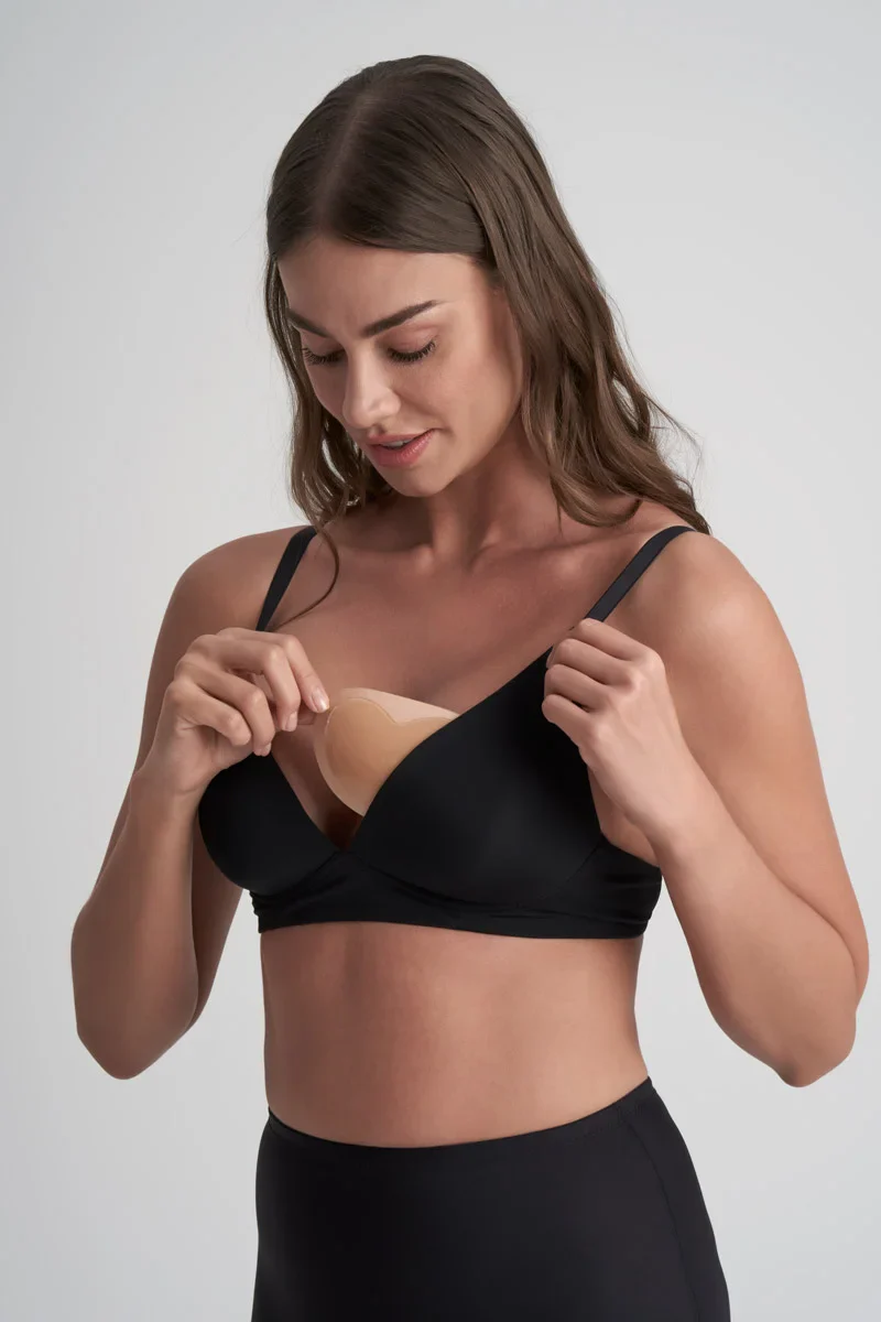 ByeBra - Coussinets adhésifs demi-push-up beiges Special Solutions – Image 3