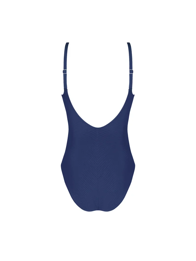Maillot de bain Antigel de Lise Charmel - Maillot de bain à armatures et bonnets emboîtants La Stricto Chic Stricto Marine – Image 3