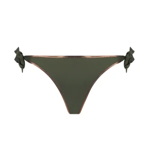 Maillot de bain Antigel de Lise Charmel - Bikini La Smartissime à côtés étroits, couleur kaki bronze