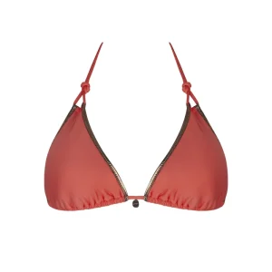 Maillot de bain Antigel de Lise Charmel - Le bikini triangle rembourré souple La Smartissime Corail Bronze