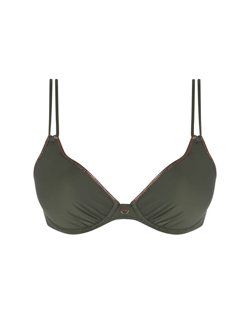 Maillot de bain Antigel de Lise Charmel - Maillot de bain rembourré La Smartissime Kaki Bronze – Image 2