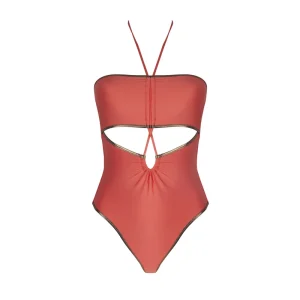 Maillot de bain bustier Antigel de Lise Charmel - La Smartissime Corail Bronze