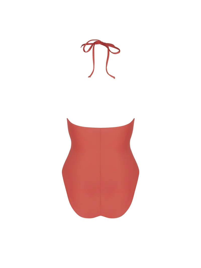 Maillot de bain bustier Antigel de Lise Charmel - La Smartissime Corail Bronze – Image 3
