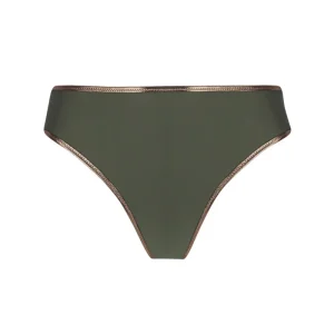Maillot de bain Antigel de Lise Charmel - Culotte de bikini large La Smartissime, kaki bronze