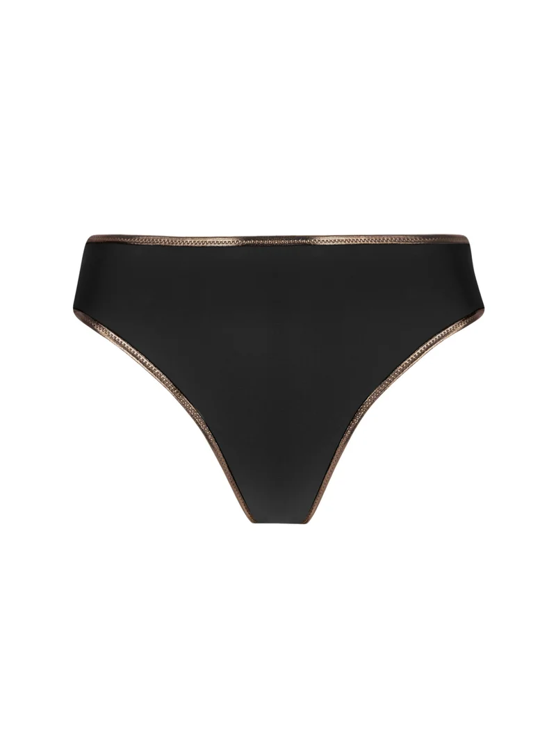 Maillot de bain Antigel de Lise Charmel - Culotte de bikini large La Smartissime Noir Bronze – Image 2