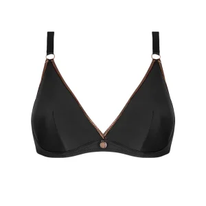 Maillot de bain Antigel de Lise Charmel - Haut de bikini dos nu à armatures La Smartissime Noir Bronze
