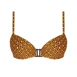 Maillot de bain Antigel de Lise Charmel - Haut de bikini rembourré La Papoue Jaune Papou