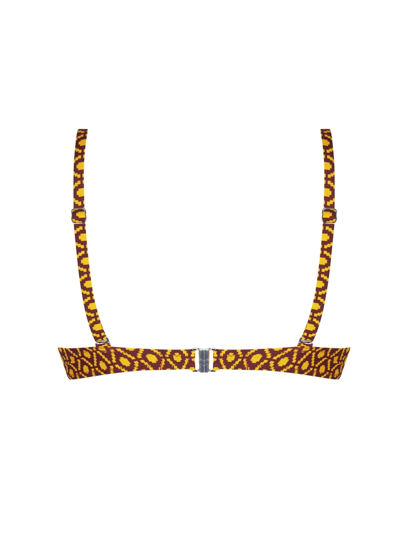 Maillot de bain Antigel de Lise Charmel - Haut de bikini rembourré La Papoue Jaune Papou – Image 3