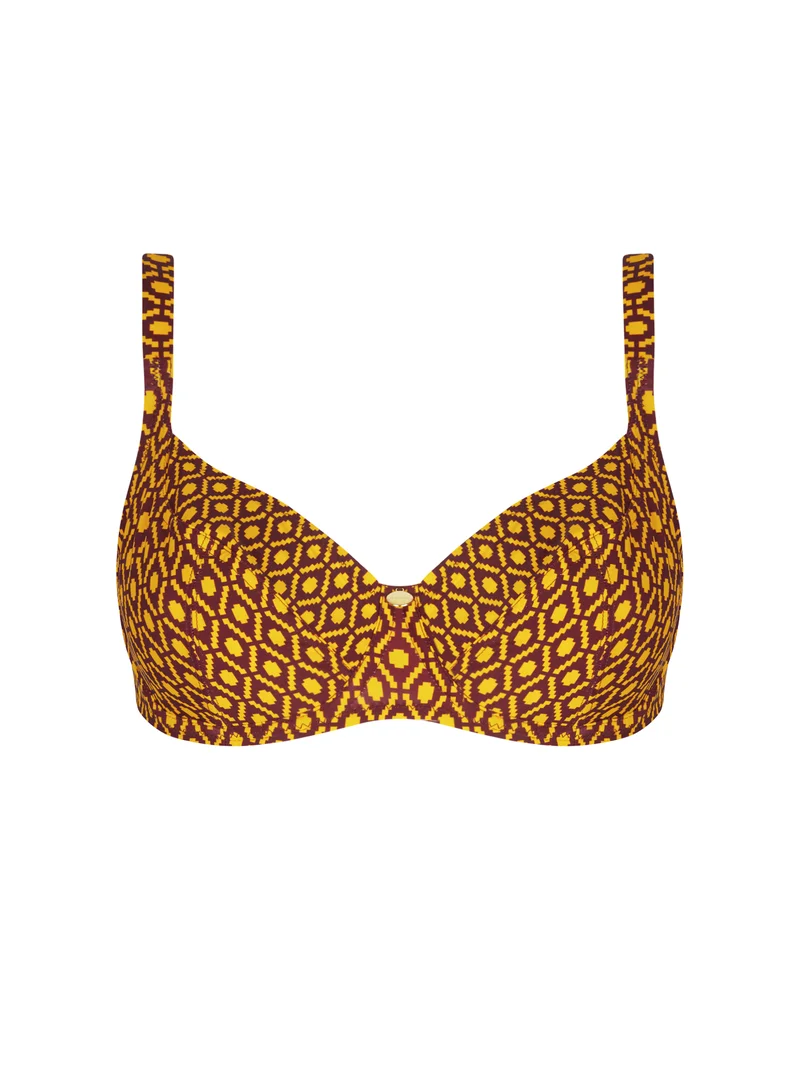 Maillot de bain Antigel de Lise Charmel - Top balconnet La Papoue Jaune Papou