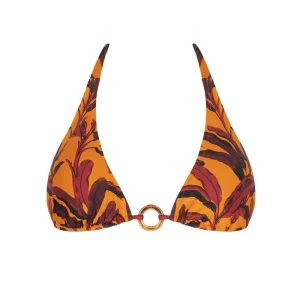 Maillot de bain Antigel de Lise Charmel - Bikini triangle rembourré souple La Melanesia Jaune Banane