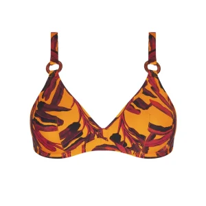 Maillot de bain Antigel de Lise Charmel - Haut de bikini à armatures dos nu La Melanesia Jaune Banane