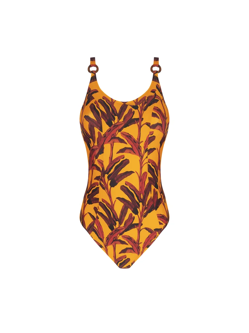Maillot de bain Antigel de Lise Charmel - Maillot de bain à armatures bonnet intégral La Melanesia Jaune Banane – Image 2