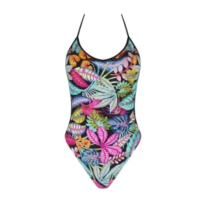 Maillot de bain Antigel de Lise Charmel - Maillot de bain dos nu sans armatures La Forêt Magic Seduction Noir Enchanté