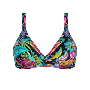 Maillot de bain Antigel de Lise Charmel - Haut de bikini à armatures dos nu La Forêt Magic Noir Enchanté