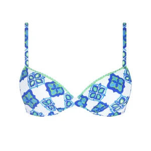 Maillot de bain Antigel de Lise Charmel - Haut de bikini rembourré Antigel L'Artisane Bleu Céramique