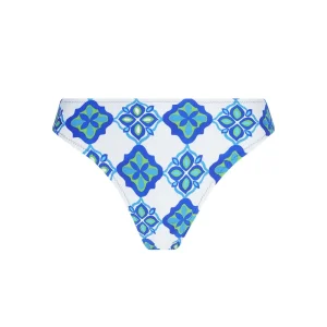 Maillot de bain Antigel de Lise Charmel - Culotte de bikini large Antigel L'Artisane Bleu Céramique