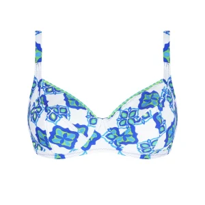Maillot de bain Antigel de Lise Charmel - L'Artisane Antigel Balconet Top Bleu Céramique