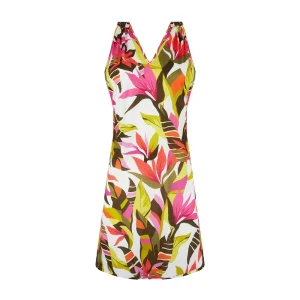 Maillots de bain Antigel par Lise Charmel - Robe sans manches La Radieuse Blanc Canopée