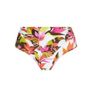 Maillot de bain Antigel de Lise Charmel - Bikini La Radieuse à larges côtés et bas blanc à canopée