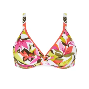 Maillot de bain Antigel de Lise Charmel - Haut de bikini La Radieuse à armatures et dos nu, blanc canopée