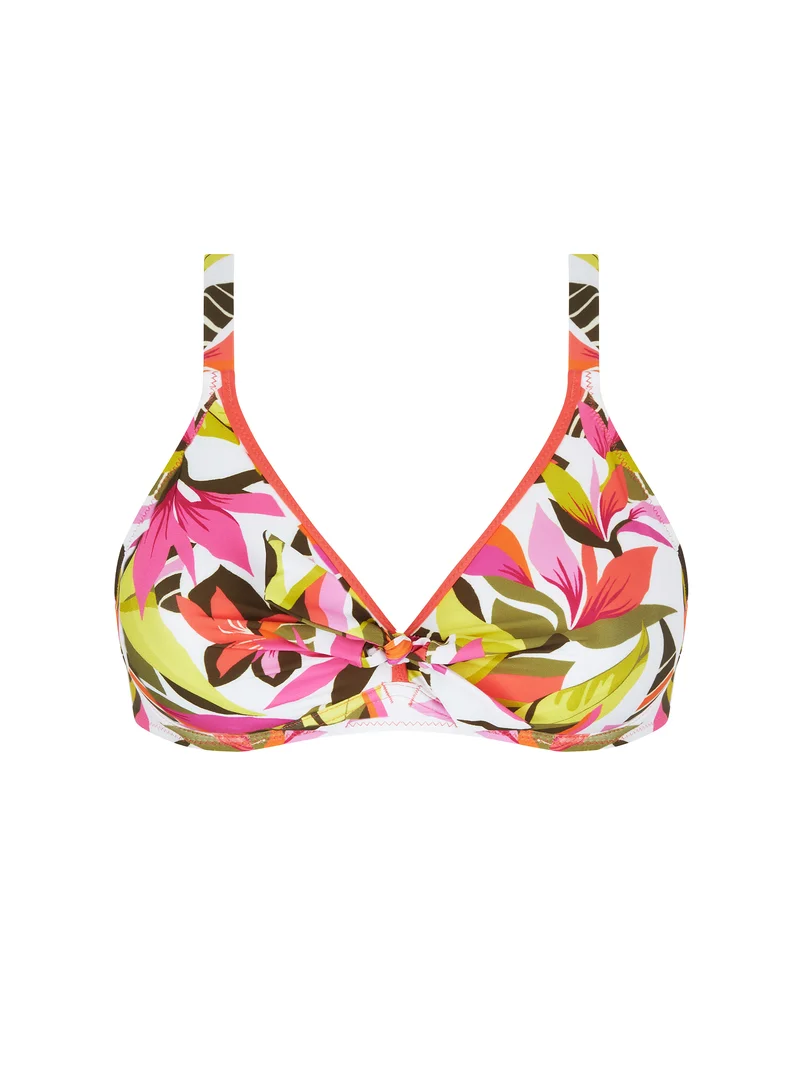 Maillot de bain Antigel de Lise Charmel - Haut de bikini La Radieuse à armatures et dos nu, blanc canopée