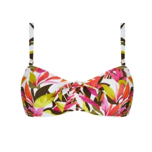 Maillot de bain Antigel de Lise Charmel - Bikini bustier La Radieuse à bonnets ronds Blanc Canopée