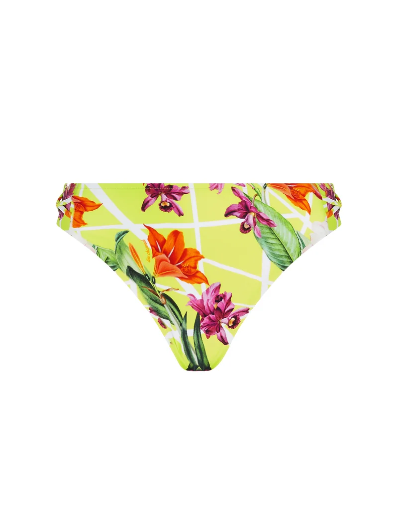 Lise Charmel Maillots De Bain - Fleurs Splendeur Bikini Large Côté Et Bas Splendeur Lime – Image 2