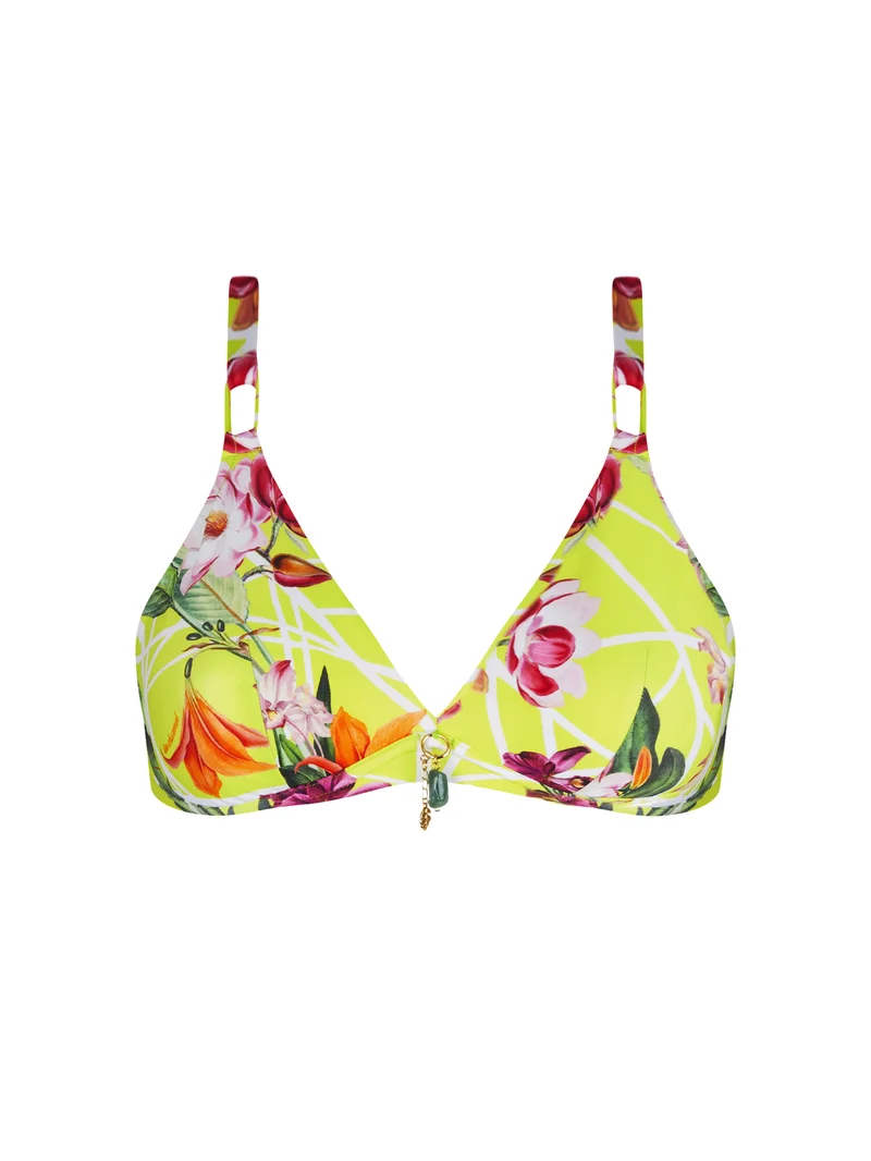 Lise Charmel Maillots de Bain - Bikini à Armatures Fleurs Splendeur Splendeur Lime