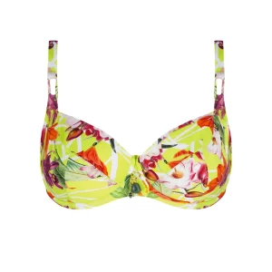 Lise Charmel Maillots De Bain - Bikini Balconnet Fleurs Splendeur Splendeur Lime
