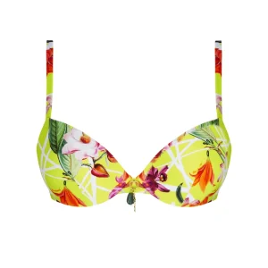 Lise Charmel Maillots de bain - Fleurs Splendeur Bikini plongeant rembourré Splendeur Lime