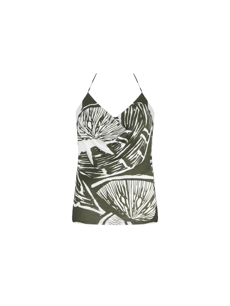 Antigel par Lise Charmel - Top de cocktail dos nu La Miss, kaki