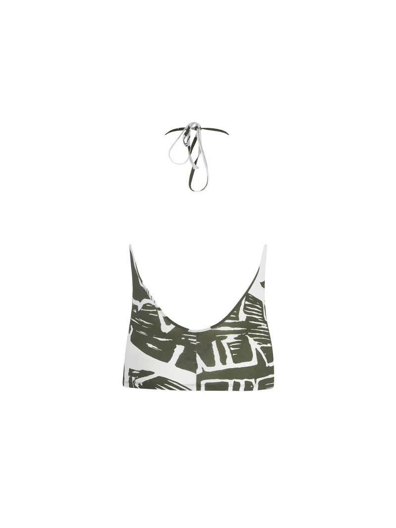 Antigel par Lise Charmel - Top de cocktail dos nu La Miss, kaki – Image 3