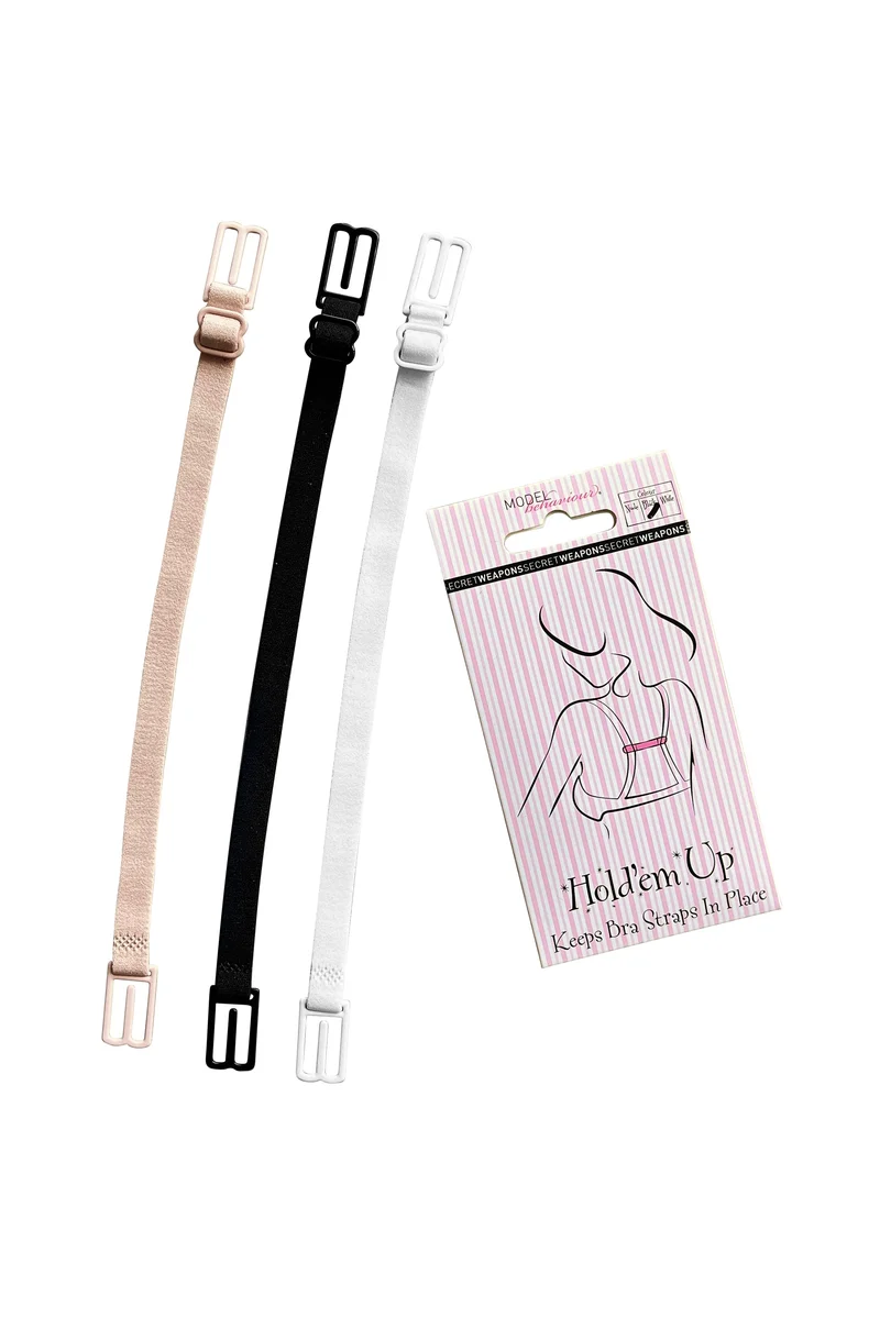 Armes secrètes - Bretelles Bra Bits Hold Em Up noires – Image 2