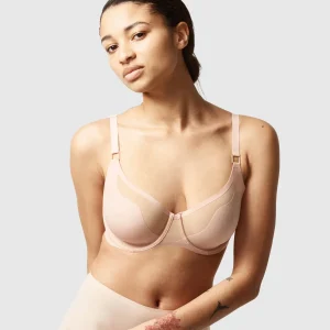Chantelle - Soutien-Gorge Moulé Pure Light Couvrant Beige Doré