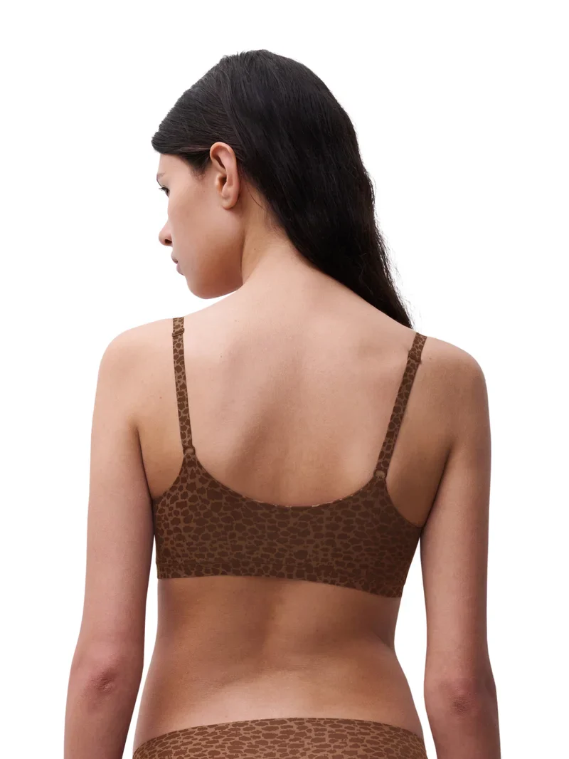 Chantelle - Soutien-gorge rembourré Softstretch Marron sauvage – Image 4