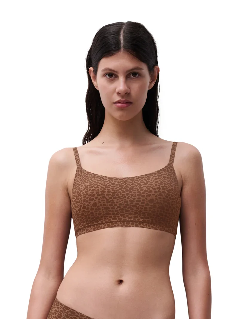 Chantelle - Soutien-gorge rembourré Softstretch Marron sauvage – Image 2