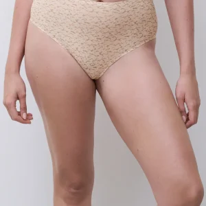 Chantelle - String taille haute extensible doux / Imprimé Norah Nude