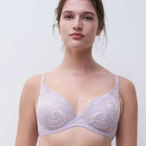 Chantelle - Soutien-gorge plongeant Mystic Dream Lavandin / Lait