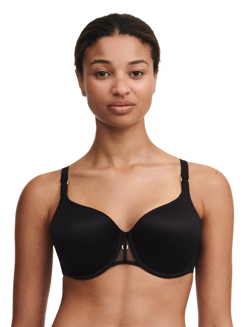 Chantelle - Soutien-gorge spacer couvrant Monogram Noir – Image 2