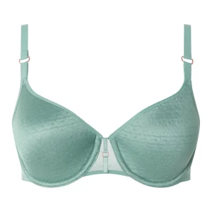 Chantelle - Soutien-gorge spacer couvrant Monogram Vert Treillis
