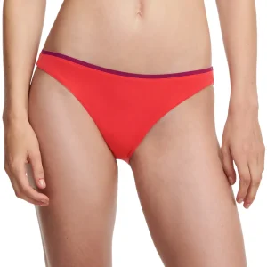 Chantelle Maillots De Bain - Authentic Bikini Slip Rouge / Orange
