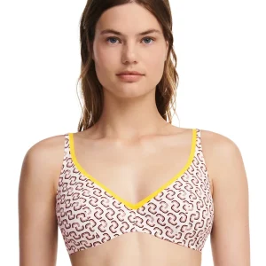 Chantelle Maillots de bain - Authentique bikini plongeant à armatures monogramme