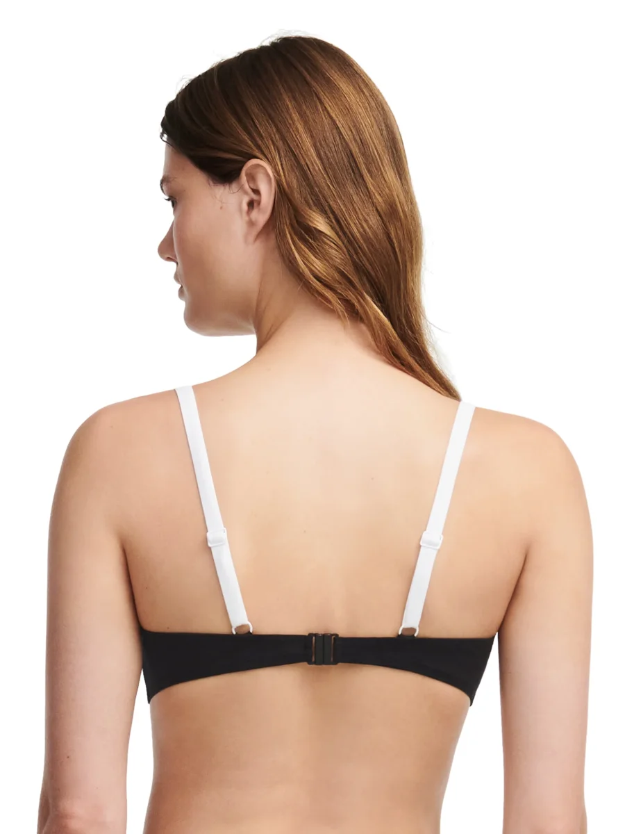 Chantelle Maillots De Bain - Bikini Demi-Coupe Authentic Memory Noir / Blanc – Image 3
