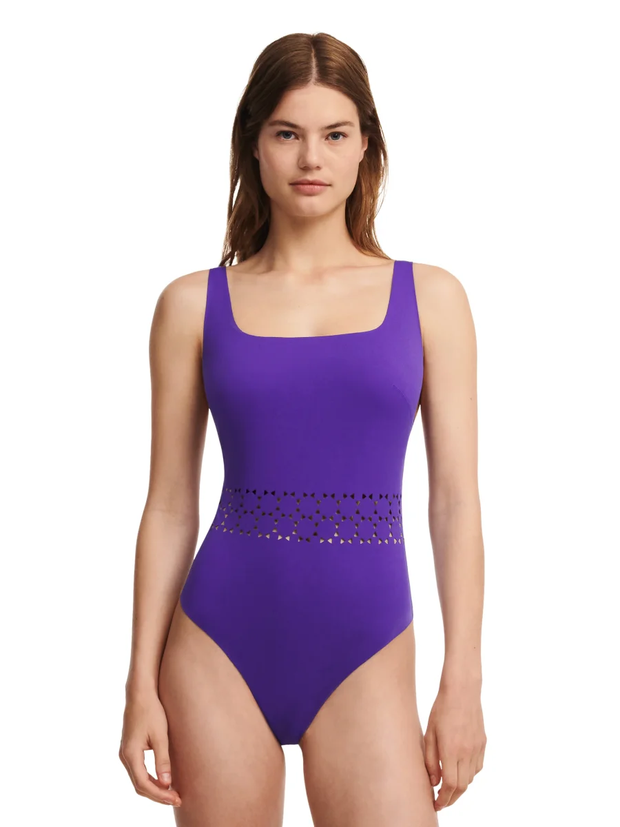 Maillot de bain Chantelle Pure Solar sans armatures Bleu ultra-violet – Image 2