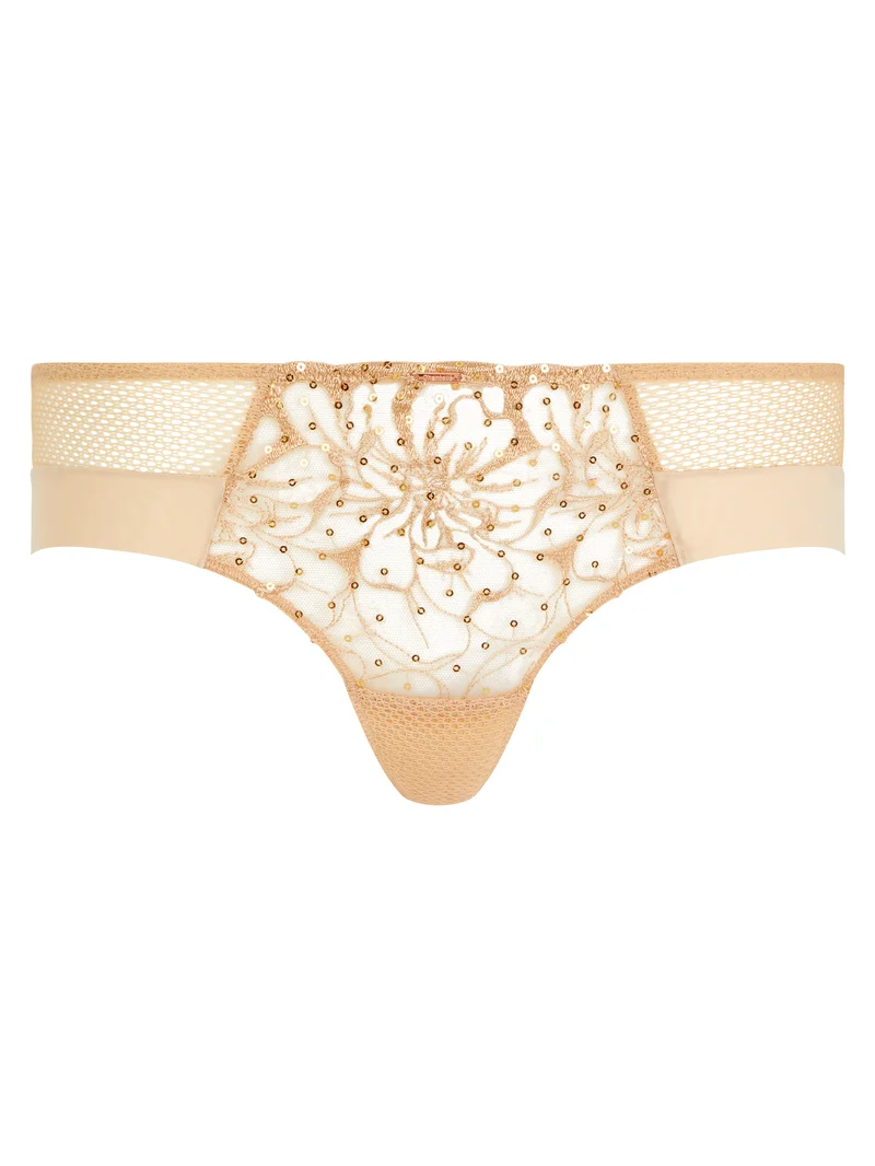 Chantelle - Fleurs Signature Révélatrice Shorty à Paillettes Toffee – Image 4