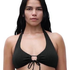 Maillots de bain Chantelle - Soutien-gorge plongeant sans armatures taille unique, noir