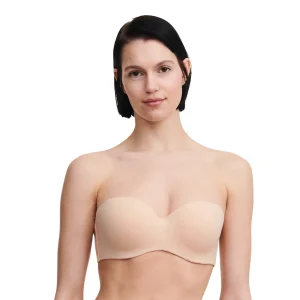 Chantelle Easyfeel - Soutien-gorge bandeau Norah Beige Doré